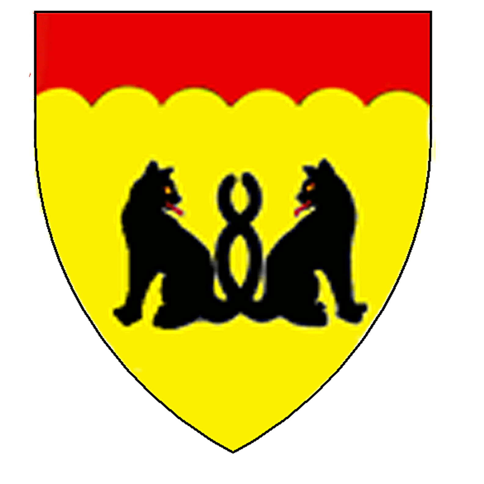 The arms of Adelheit Schwarzenkatze