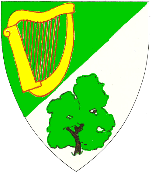 The arms of Aislinn ingen uí Chaiside
