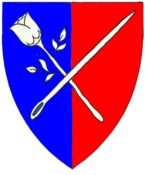 The arms of Alyse Lillias Stewart