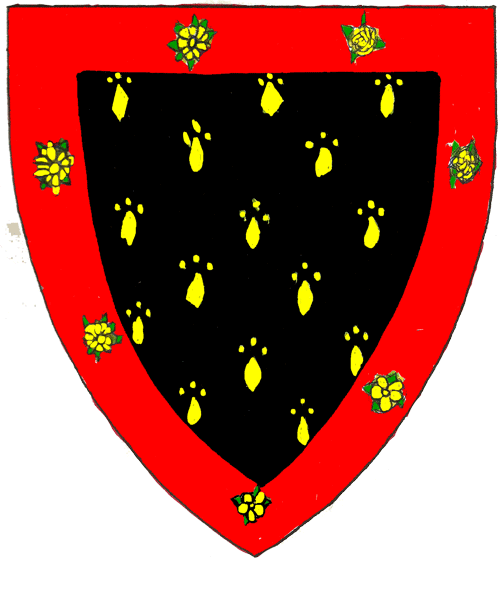 The arms of Amandine du Gourdon
