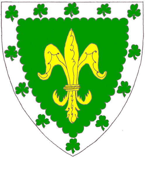 The arms of Amoreena de Jarret