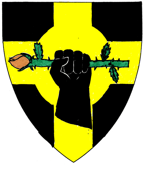 The arms of Andreas Linkshänder von Rosenfeld