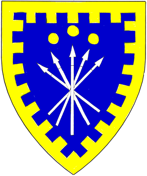 The arms of Anerain ap Alwyn