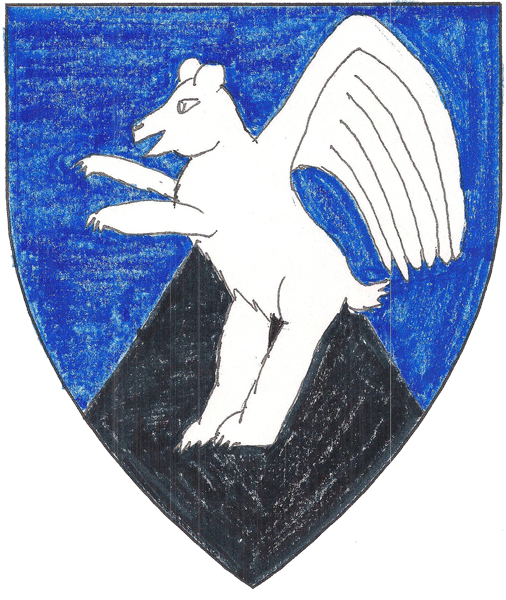 The arms of Angharad de Lambrok