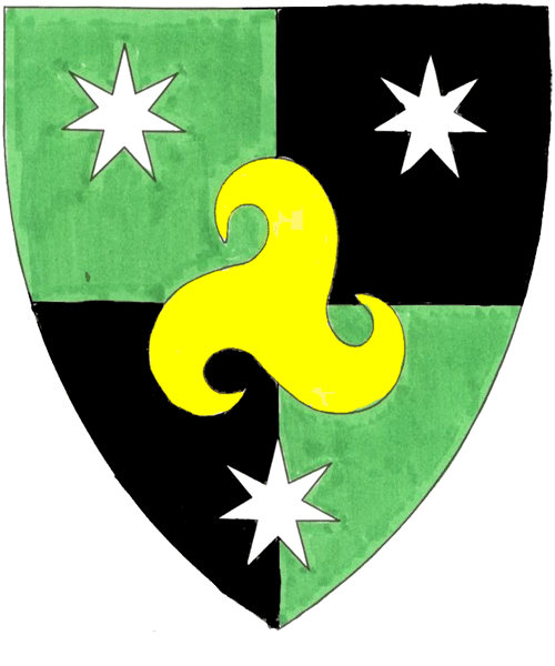 The arms of Anne de Vere of Brittany