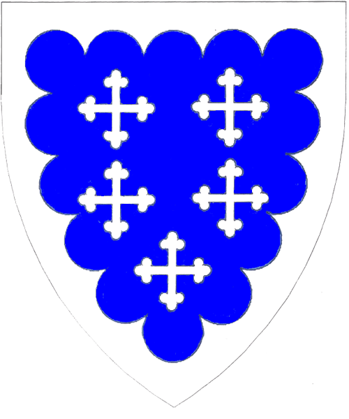 The arms of Annora verch Llwyd Bryneirian