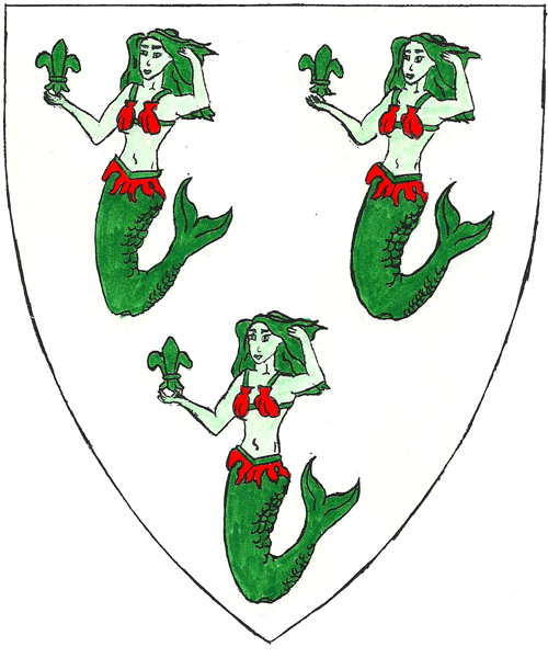 The arms of Antoinette Rosaura de La Villaverde