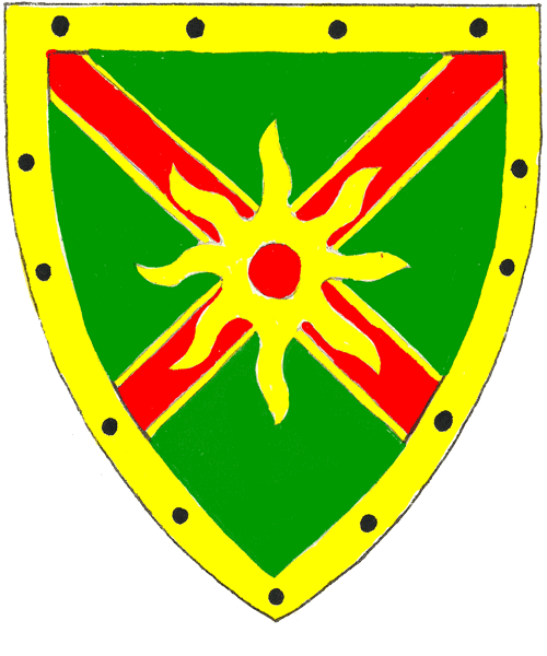 The arms of Aonarrach Faol MagUidhir
