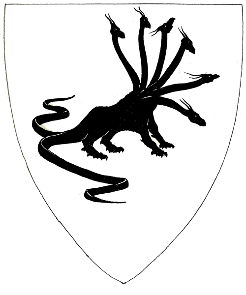 The arms of Arian Rhyindelas of Aldalome