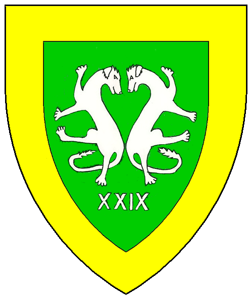 The arms of Arnkell inn Eyverski Sigurdson