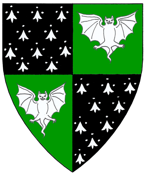 The arms of Auberon von Böhem