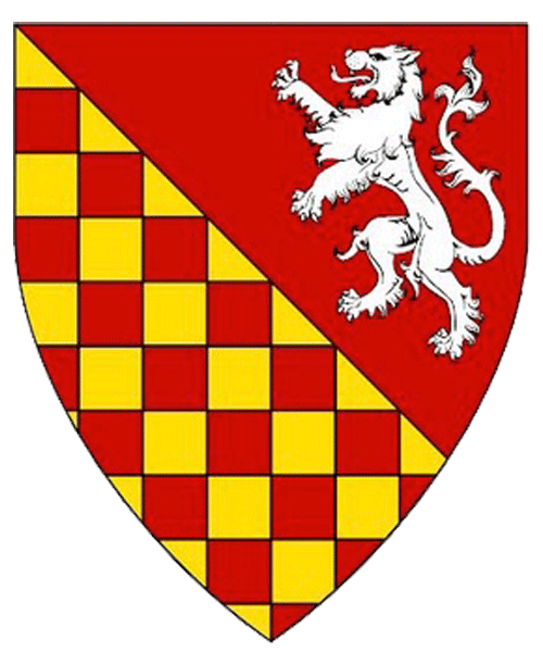 The arms of Baltair an Chaisl&eacute;in de L&iacute;on