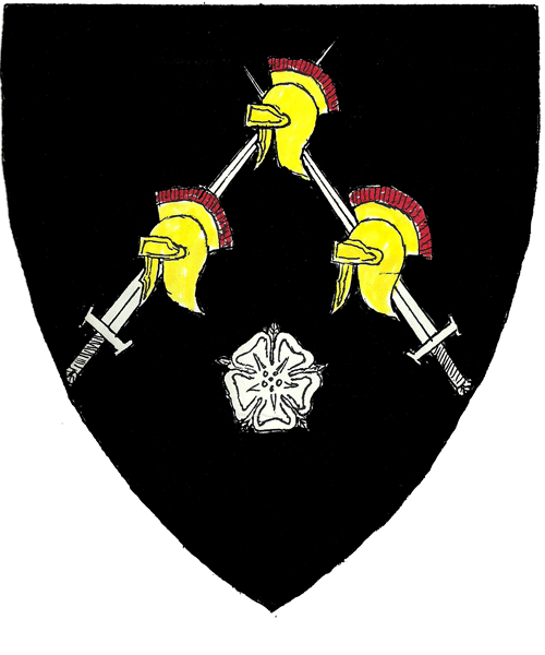 The arms of Barak Elandris Hanno von Halstern