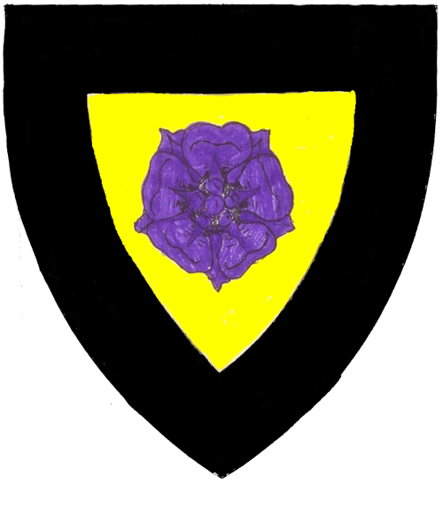 The arms of Barbara atte Rose