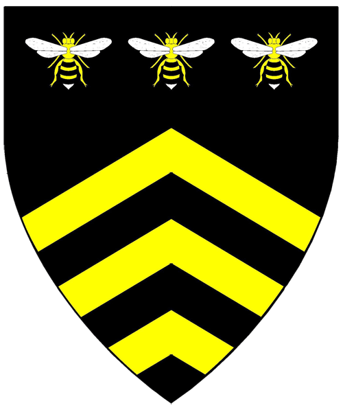 The arms of Beatrix Honeybourne
