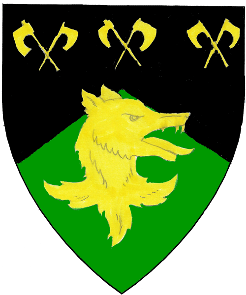 The arms of Bjarnharðr Gunnarsson