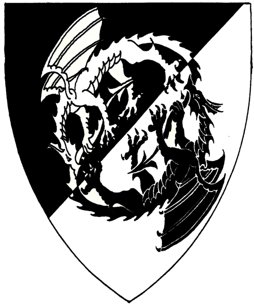 The arms of Black Aislynn Straithbaern