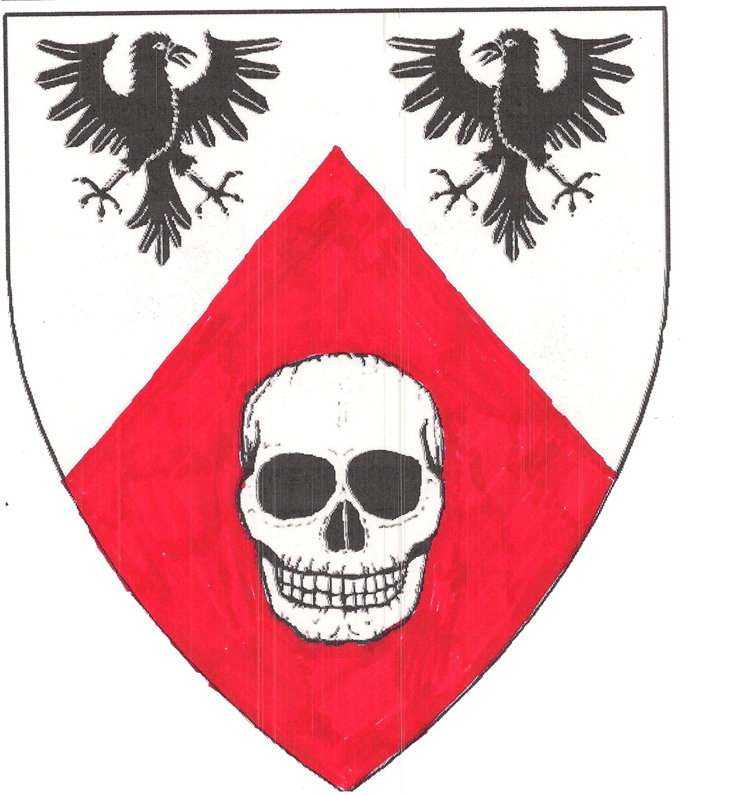 The arms of Bran mac Máeli Brigte