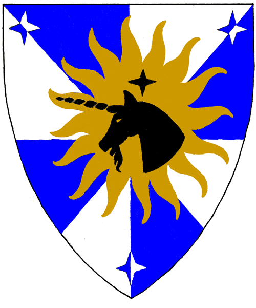 The arms of Branwyn fer' Corran