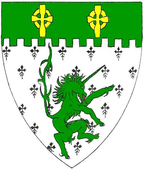 The arms of Brian O'Seachnasaigh