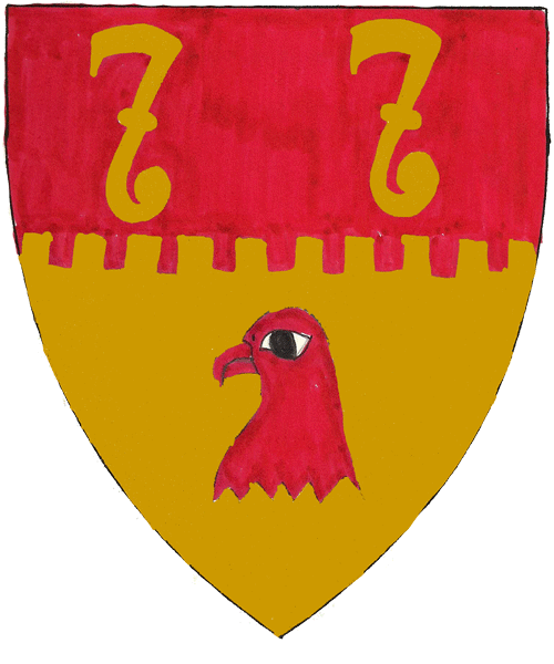 The arms of Briana O Dúnadhaigh