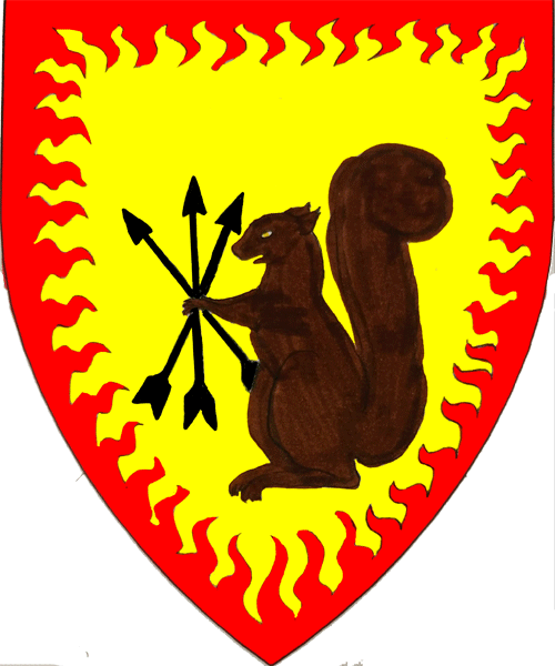 The arms of Bríg inghean Uatéir