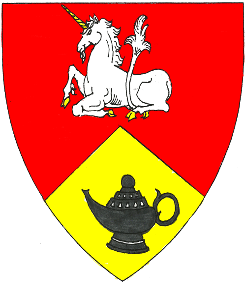 The arms of Bronwen O'Shea