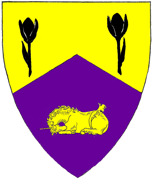 The arms of Carynsa Leland of Roseberry