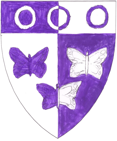 The arms of Cassandra o'r waun
