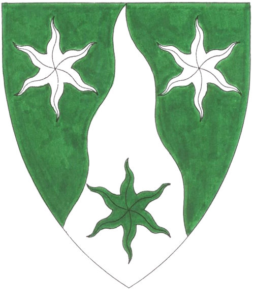 The arms of Cecily Nicole Keighley