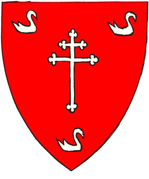 The arms of Cein ferch Aylwyn