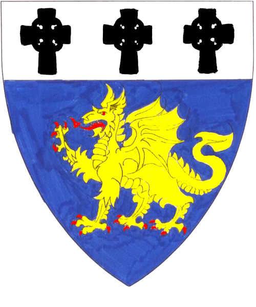 The arms of Ceinwen ferch Rhys ap Gawain