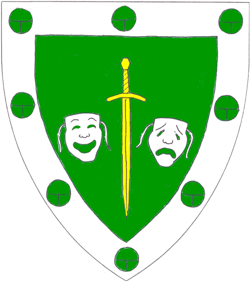The arms of Celeinion Annwyl Gwynfaen