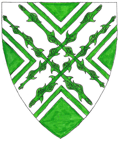 The arms of Cennydd Lambard