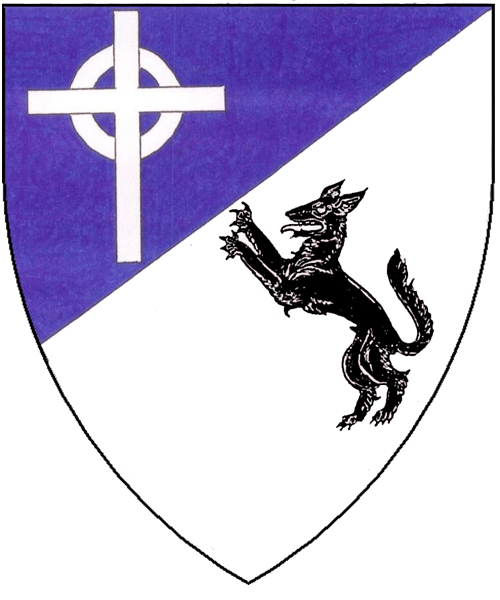 The arms of Christian Blackwolfe