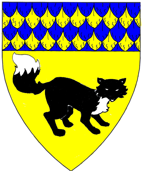 The arms of Christopher Colfox
