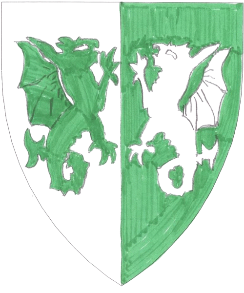 The arms of Colin ap Llywarch