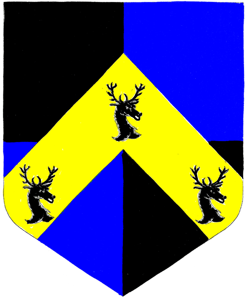 The arms of Colwyn Stagghorn