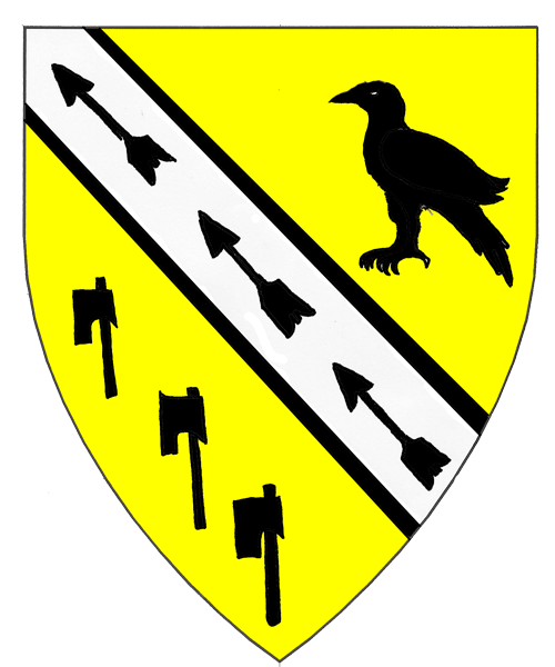 The arms of Conall Murphy