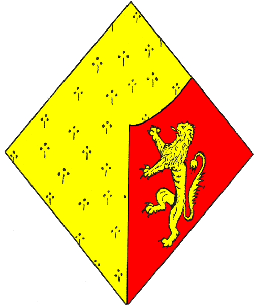 The arms of Cynthia de Wickersham