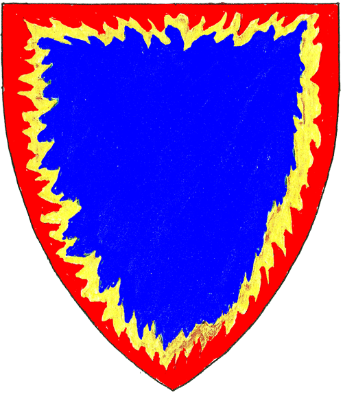 The arms of Damon of the Lake that Flames