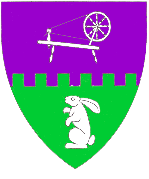 The arms of Deirdre the Warrener