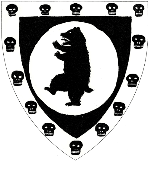 The arms of Donald Cathchern