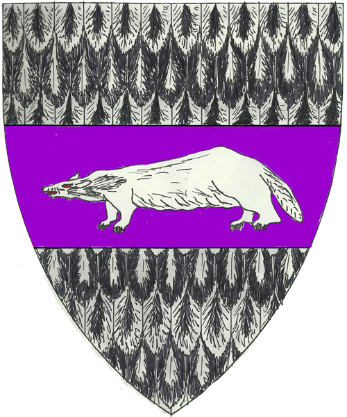 The arms of Duncan Brock of Greyfeather