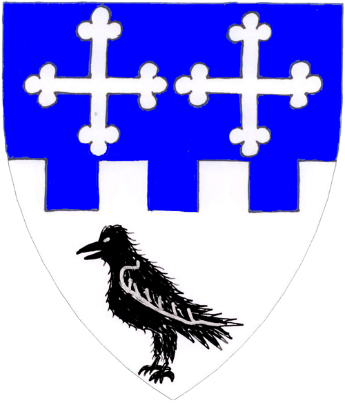 The arms of Eanswyth de Burthoswald
