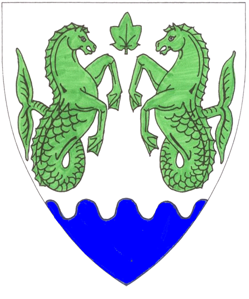 The arms of Eibhilín Nic Thighearnáin