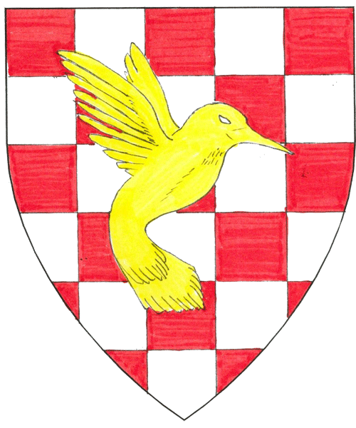 The arms of Eibhilín inghean Laisréni