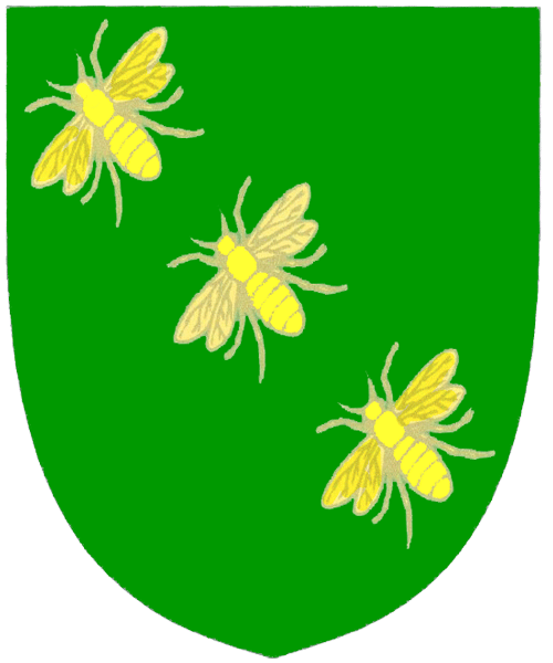 The arms of Eleanor du Pré