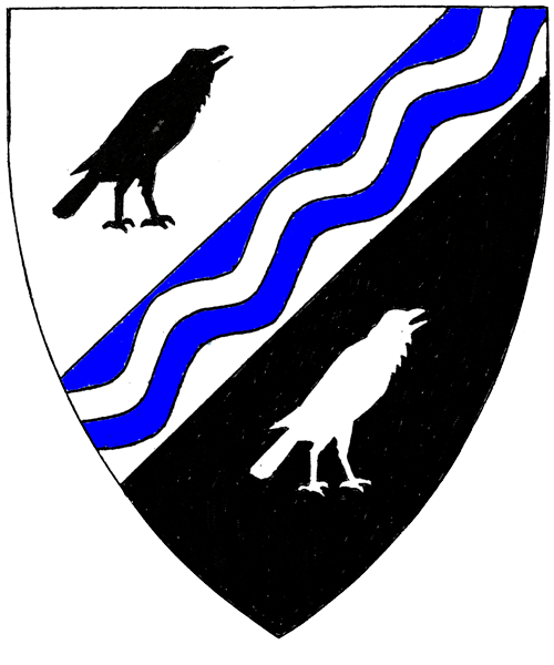 The arms of Elfreda of Ravensbrook