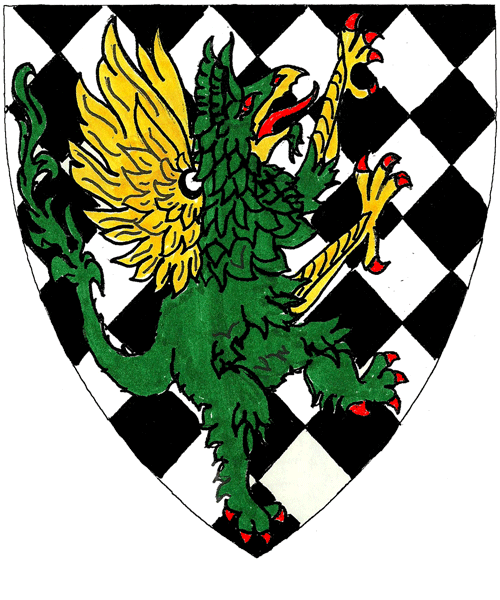 The arms of Elspeth ferch Caradoc